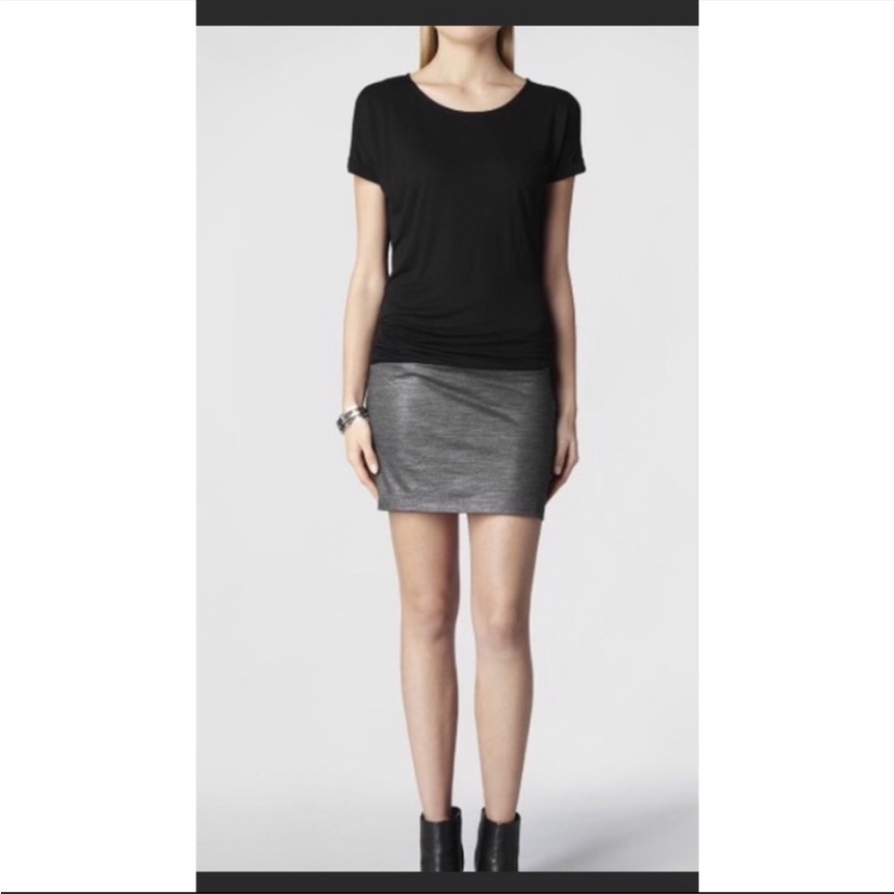 All Saints Black/Gray Luso Dress. US Size 0